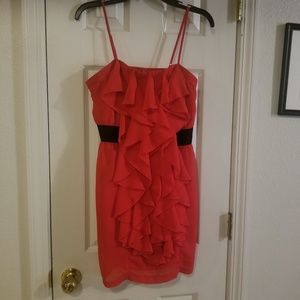Red Ruffle dress